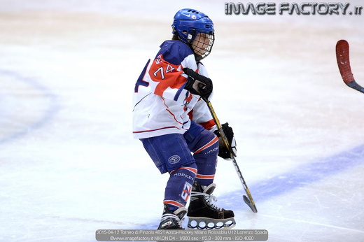 2015-04-12 Torneo di Pinzolo 4021 Aosta-Hockey Milano Rossoblu U12 Lorenzo Spada
